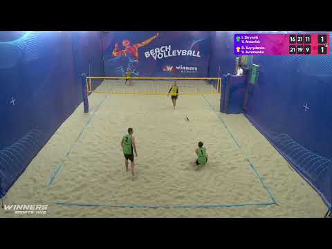 15:45 I. Skrynnik / V. Antoniuk - D. Svyrydenko / V. Avramenko 20.07.2022 | Winners Beach Volleyball