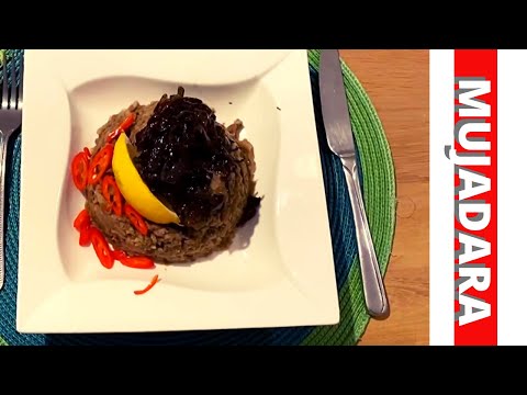 GLUTEN-FREE DINNER IDEA: Mujadara | Lentils Rice & Carmelised onions