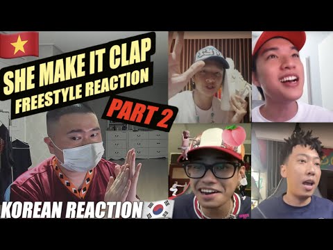 🇻🇳🇰🇷Korean Hiphop Junkie react to [SHE MAKE IT CLAP FREESTYLE] (16TYPH, HIEUTHUHAI, RPTORIJINN, QNT)