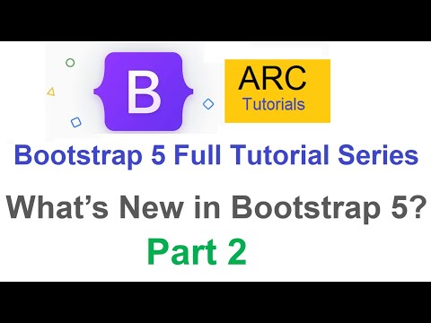 Bootstrap 5 Tutorial For Beginners 2 What s New in Bootstrap Version 5