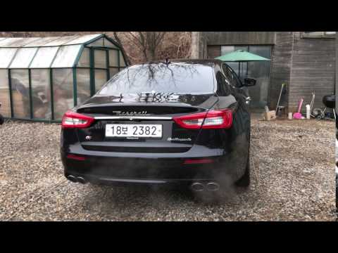 All New Quattroporte 2017 GranLusso SQ4 Exhaust Sound