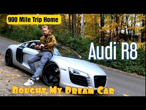 Bought My Dream Car Audi R8 And Drove it home 900 Miles