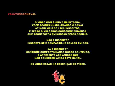 Trechos dos Desfiles: Santos Carnaval, 1993.