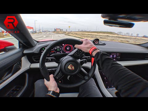 2025 Porsche Taycan 4 (408 hp, 105 kWh) - POV Test Drive