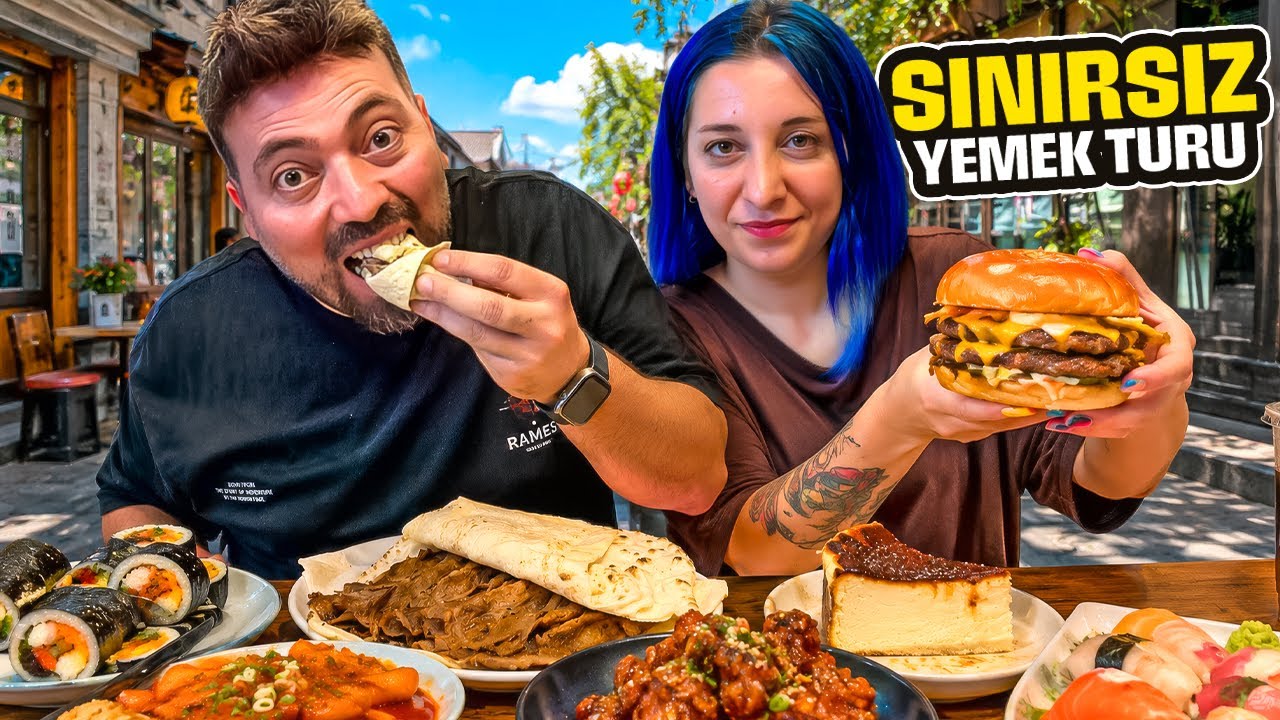 TAKİPÇİM İLE SINIRSIZ YEMEK TURU! @yoncatheblue
