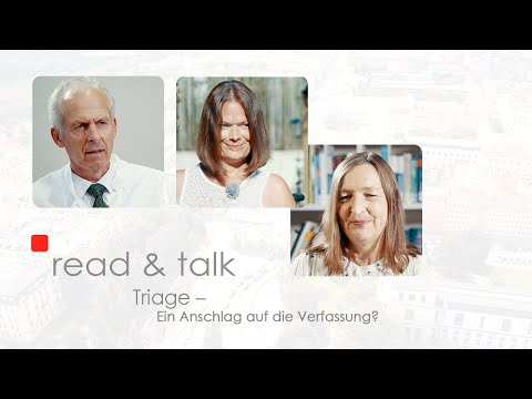 read & talk: Triage – Ein Anschlag auf die Verfassung?