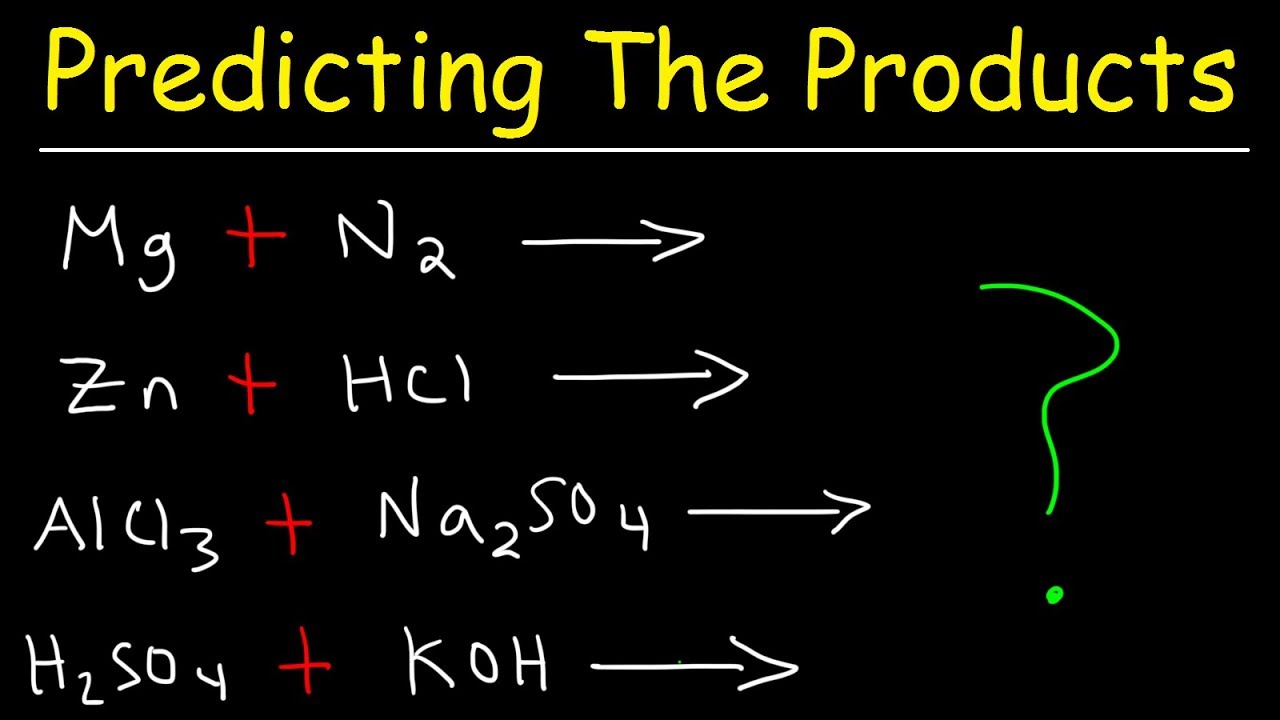 Predicting The Products of Chemical Reactions - Chemistry Examples and Practice Problems