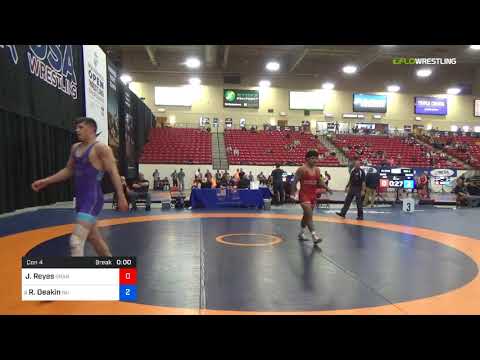 2018 Marine Corps US Open/Senior Men's Freestyle 70 Con 4 - Josh Reyes (Oran) Vs. Ryan Deakin (NU)
