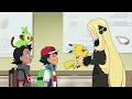 Pokémon Journey Masters Pikachu Simping For Mommy Cynthia EnglishDub