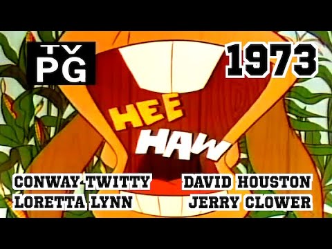 🤣 Hee Haw 1973 Conway Twitty, Loretta Lynn, David Houston & Jerry Clower #tv #classic #comedy #funny