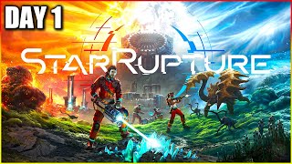 Amazing! Day 1 in This NEW Open World Base Building Survival Game - StarRupture Gameplay