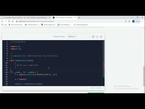 Time Conversion Hackerrank Solution With Python In English Problem Solving