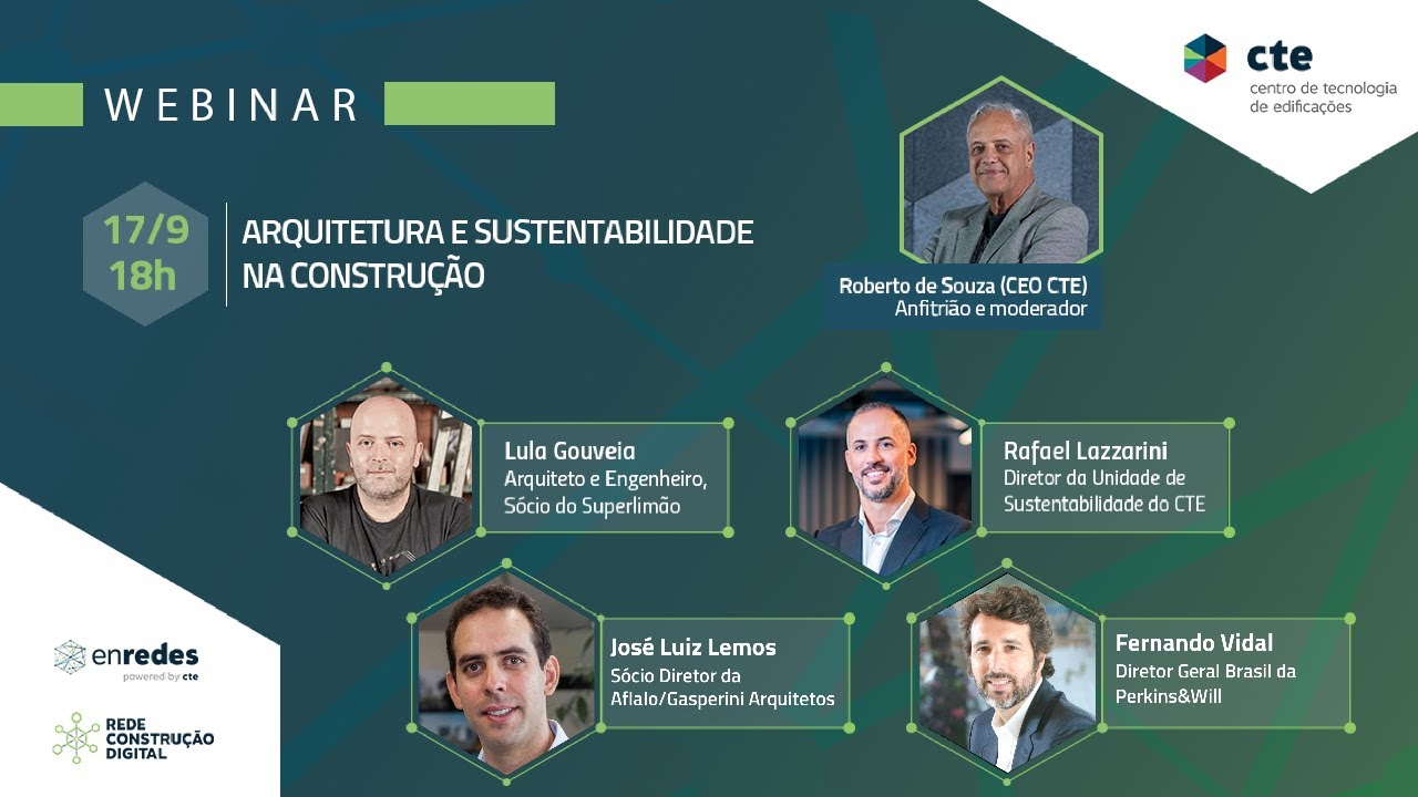 24º Webinar | Arquitetura e Sustentabilidade na Construção