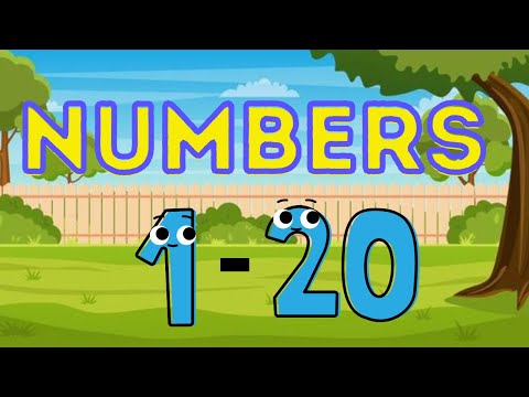 Números em inglês | 1 ao 20-  Numbers . Inglês iniciante