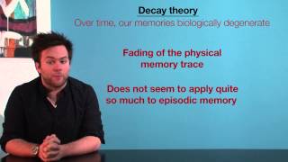 VCE Psychology - Decay Theory