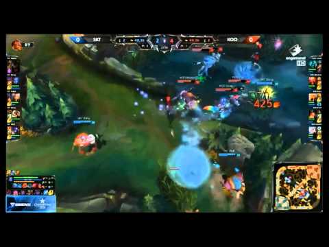 Faker Irelia Mid - SKT vs KOO Tiger - Week 3 LCK Summer Highlight