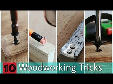 10 Woodworking Tricks And Tips || Woodworking Ideas