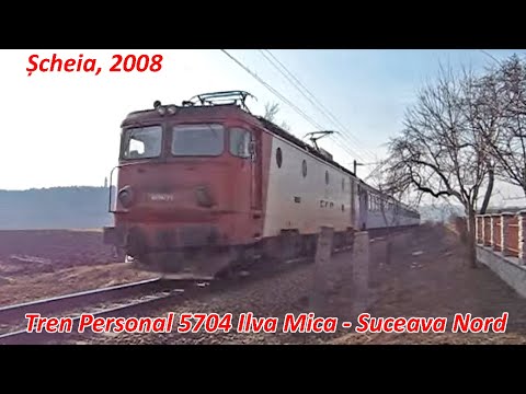 Trenul Personal Ilva Mica - Suceava Nord cu locomotiva electrica 40-0871-0 [Februarie, 2008]