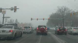 Snowing, Salt Lake City, Utah February 2018