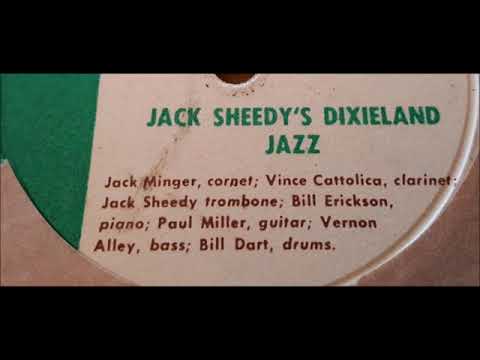Jack Sheedy's Dixieland Jazz "Tiger Rag" on Coronet J-102 dixieland jazz late 1940s, Bill Dart drums