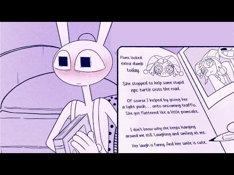 Jax's Diary 🩷 Pomni X Jax 🩷 The Amazing Digital Circus Comic Dub 