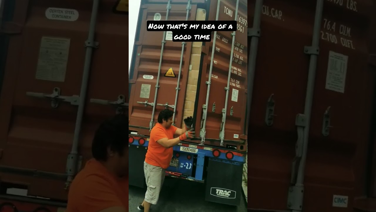 Unloading a Container