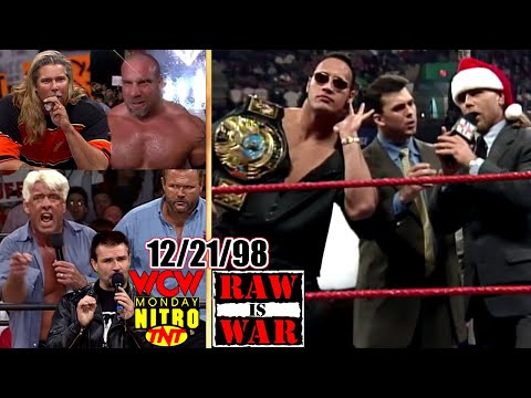 WWF RAW vs. WCW Nitro - December 21, 1998 Full Breakdown - 6 Days To Starrcade - Kane Goes Corporate