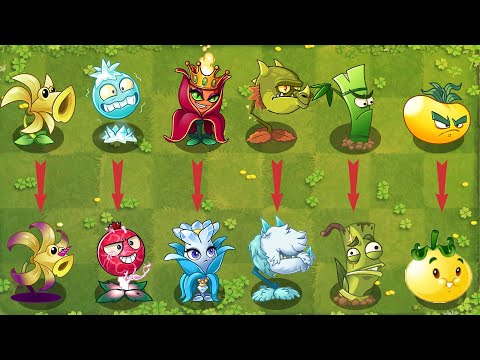 PvZ 2 Gameplay - All Same Shape Plants Challenge - Who'is Best ? - Plant Vs Plant