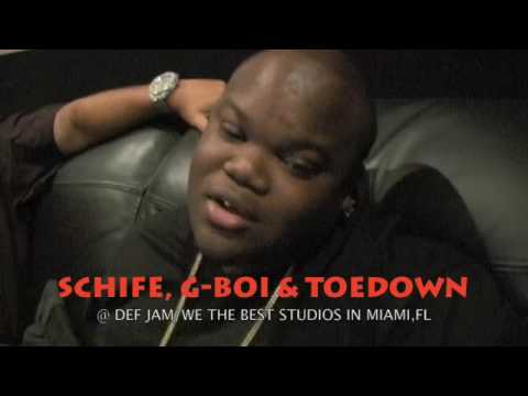 SCHIFE G-BOI & TOEDOWN @ WE THE BEST STUDIO/LOCO 4 CAKE VIDEO SHOOT