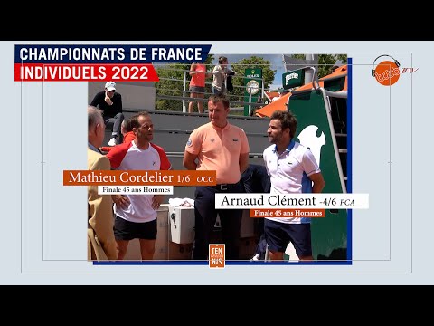 Championnat de France Individuels 2022 : Arnaud Clément en Finale...