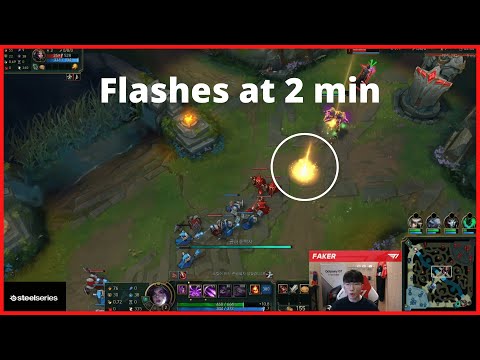 Faker's first blood as Kai'sa mid