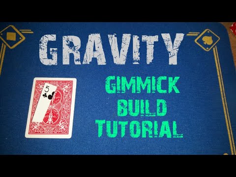 "GRAVITY" The INVISIBLE Force. Gimmick build Tutorial/card trick revealed