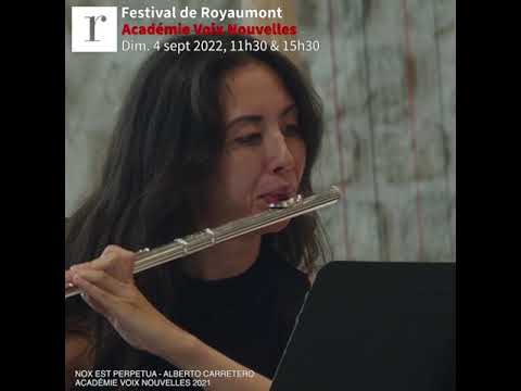 Académie Voix Nouvelles - Festival de Royaumont 2022