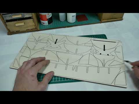 CASCO 03- Como enumerar y extraer las piezas. POLARIS - Modelismo Naval