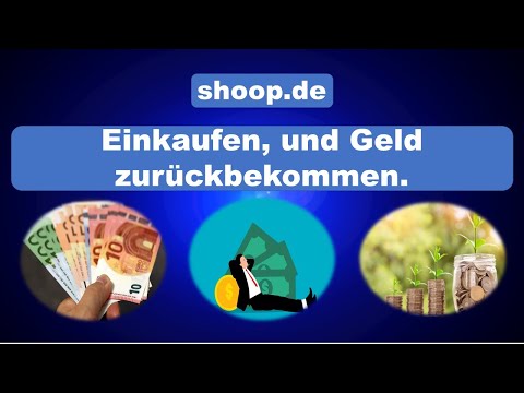 shoop.de, bei jedem Online-Einkauf bekommst du Geld zurück. Cashback. Online Geld verdienen.