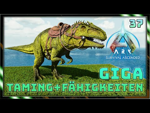 ASA Taming Guide ⭐ 37: Taming the Gigantosaurus - Skills | ARK Survival Ascended | #Doctendo