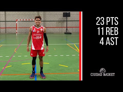 Franger Pirela vs. Guadalajara Basket - 23 puntos, 11 rebotes, 4 asistencias | Liga EBA | 28/11/20