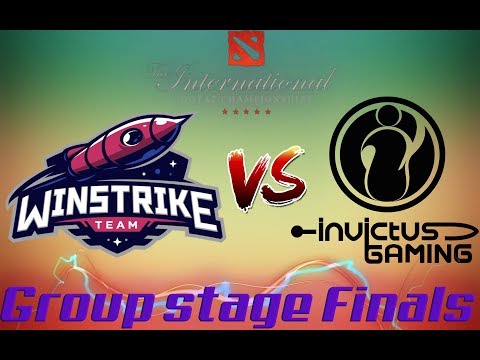 WINSTRIKE vs IG - FINAL GROUP STAGE DOTA 2 The International 2018  #TI8 #Theinternational2018
