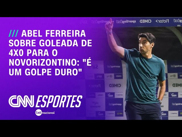 "Golpe duro": Abel Ferreira é direto sobre goleada sofrida pelo Palmeiras | CNN NOVO DIA