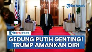 Situasi Gedung Putih Genting! Trump Batalkan Semua Janji Penting & Kirim Sinyal Perang Iran Lanjut
