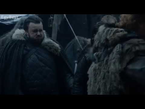 Game of Thrones 8x02 Edd & Tormund Arrive At Winterfell Scene