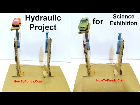 6 hydraulic science projects working model DIY howtofunda