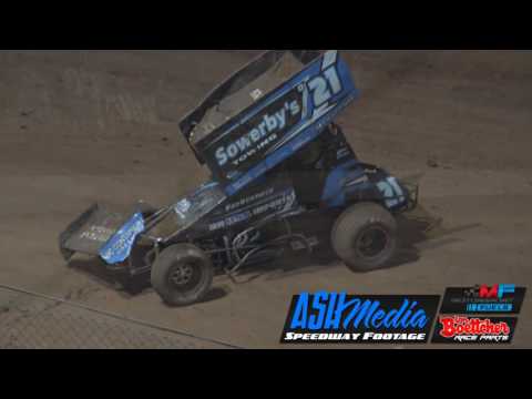 Sprintcars: Sean Iacono Rollover - Brisbane Speedway