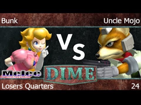 DIME 24 - FX | Bunk (Peach) vs Uncle Mojo (Fox) Losers Quarters - Melee