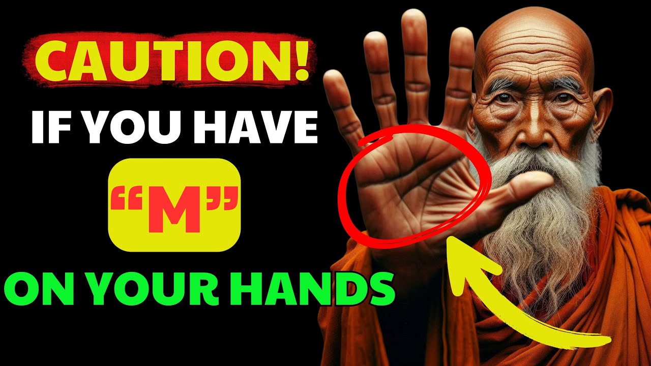 Revealed: The Hidden Meaning of the "M" Mark on the Palm means this | Buddhist Teachings
