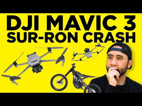 DJI Mavic 3 Crash - Active Tracking a Sur-Ron | RunPlayBack