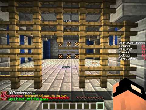 Minecraft Hunger games pelailua