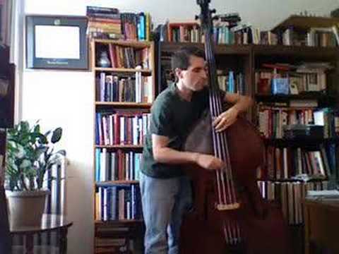 Thomson Kneeland - Giant Steps - Acoustic Bass Solo