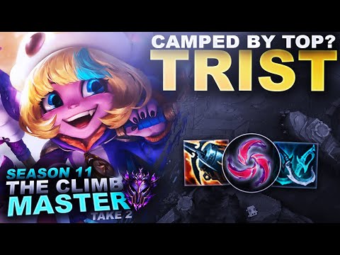 I'M BEING CAMPED IN BOT BY THE TOP LANER? TRISTANA! - Climb to Master S11 | League of Legends