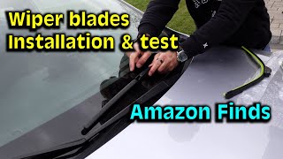 Wenyant All Weather Wiper Blades J-Hook on Amazon: Easy Installation & Test